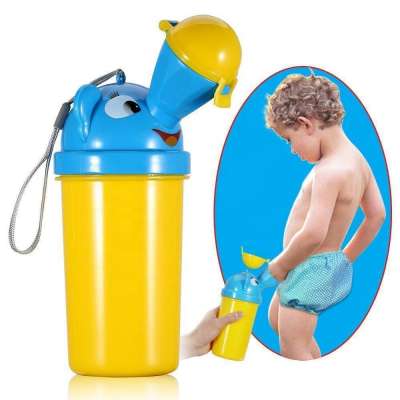 Amazon hot sales Portable  Potty Hygienic Leak Proof Urinal Child Emergency Toilet for Camping Car Potty Travel Potty Training